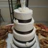 Pound cake with Buttercream icing wedding cake.
